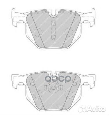 Колодки тормозные зад BMW 5 E60 FDB1748 Ferodo