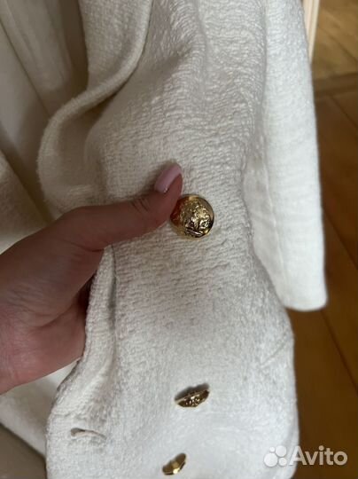 Твидовый жакет zara