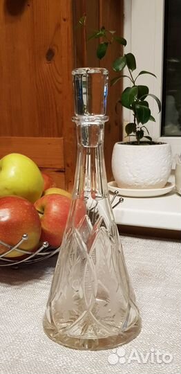 Штофы и графины СССР хрусталь