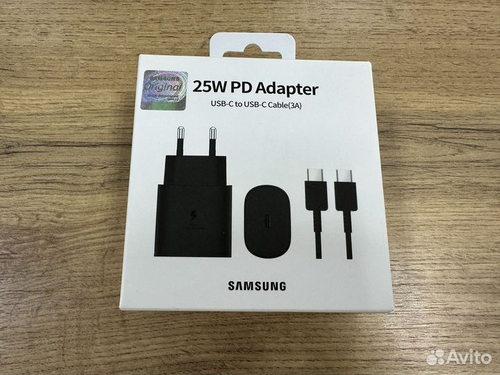 25W PD Adapter + Кабель Samsung USB C USB C