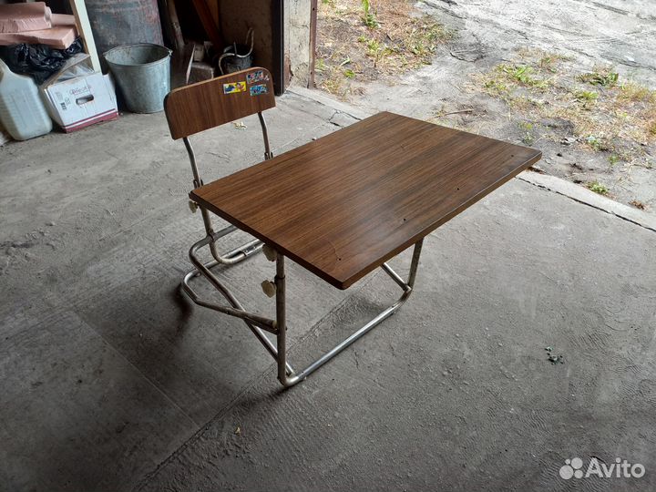 Детский стул стол парта раскладной СССР