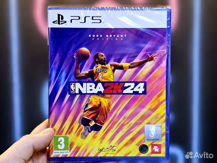 Новый диск PS5 NBA 2K24 Kobe Bryant Edition