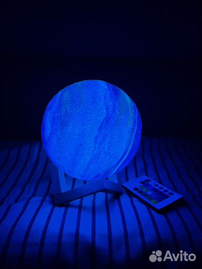 Светильник (ночник) Галактика на пульте, 15см