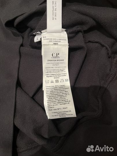 Свитшот CP Company Чёрный Оригинал L