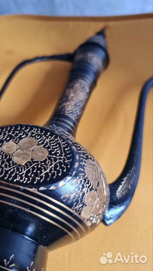 Набор рюмок вазы графины латунь индия