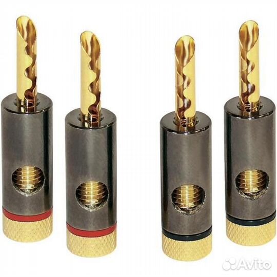 Разъемы Dynavox Banana Red/Black (206436)