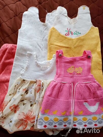 Одежда пакетом для девочки 1-1.5 года