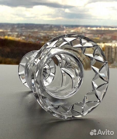 Винтажная Ваза для цветов малая. Хрусталь