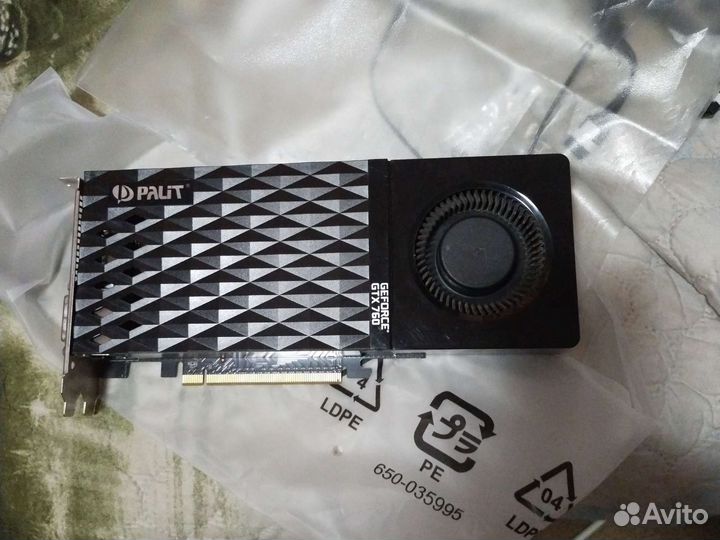 Видеокарта palit gtx 760 2gb