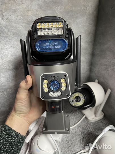 Умная 4G камера видеонаблюдения уличная, Wi-Fi