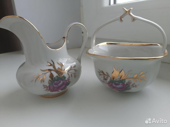 Фарфоровый кофейный сервиз