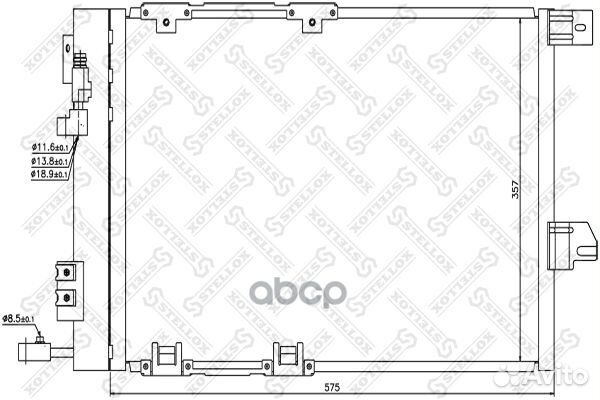 NS94384OLA5251GR925234 09119176 радиатор конд