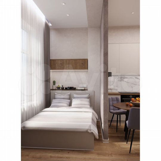 Апартаменты-студия, 25,8 м², 2/8 эт.