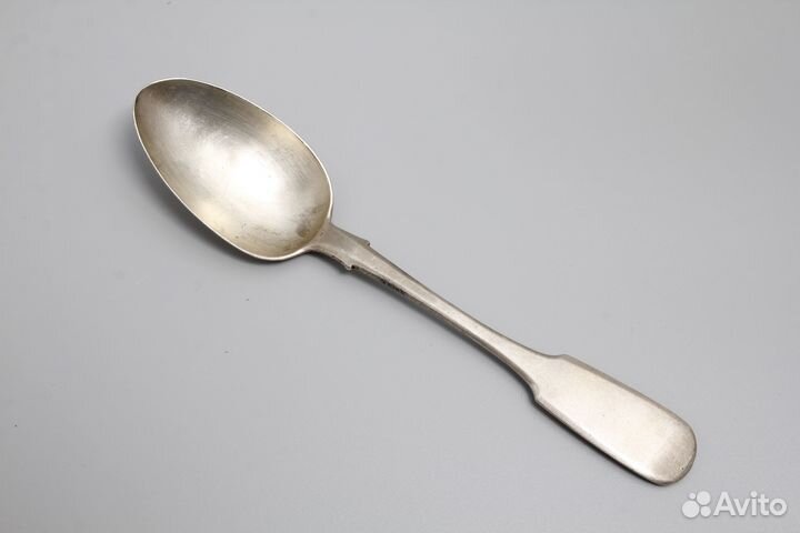 Антикварная столовая ложка серебро 84 пр 80 р. гр