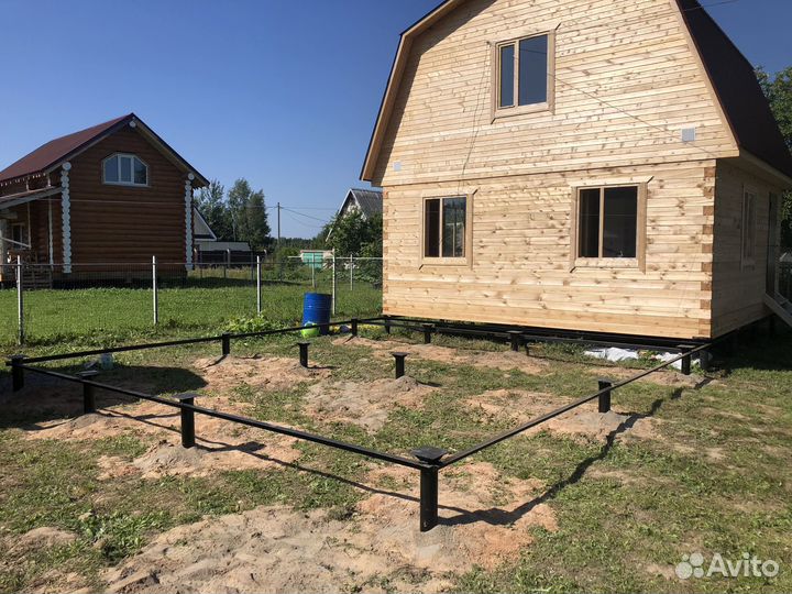 Фундамент из винтовых свай