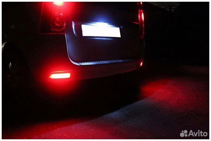 Катафот бампера LADA Largus, Renault Logan диодный