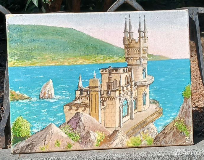 Картина маслом на холсте пейзаж