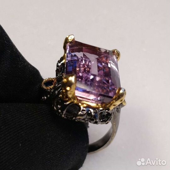 Авторское кольцо с аметистом