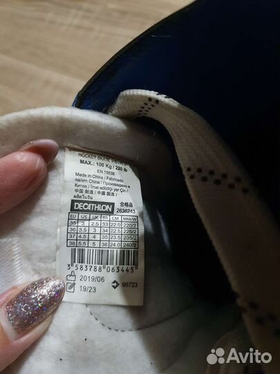 Коньки хоккейные oroks раздвижные 35-38