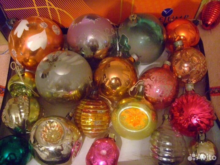 Елочные игрушки СССР