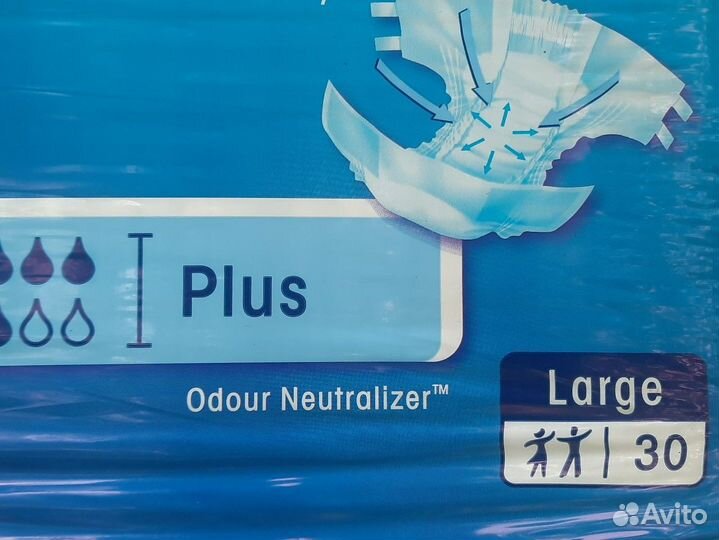 Подгузники для взрослых Tena 6 капель размер L