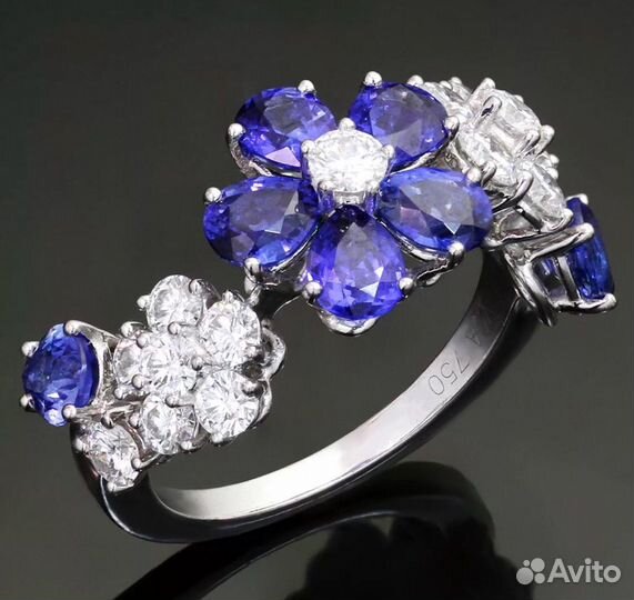 Золотое кольцо Van Cleef 1.2 ct