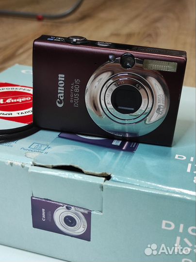 Компактный фотоаппарат canon ixus 80is