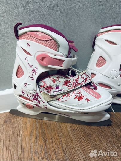 Коньки раздвижные 34 37
