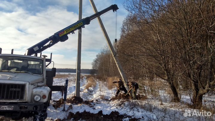 Монтаж доставка опор лэп, доставка от 1 шт