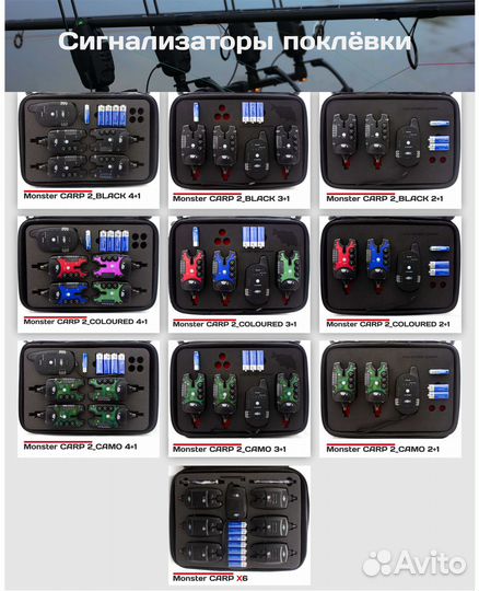 Сигнализаторы поклевки, свингеры, карповые снасти