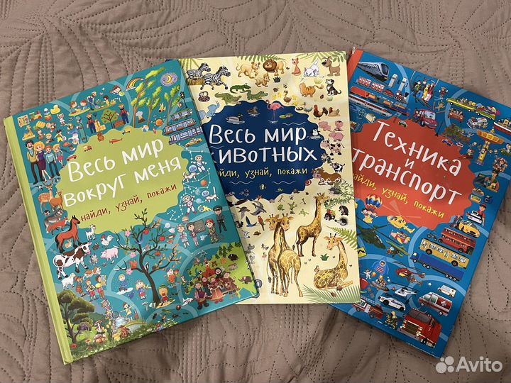 Детские книги Найди, узнай, покажи