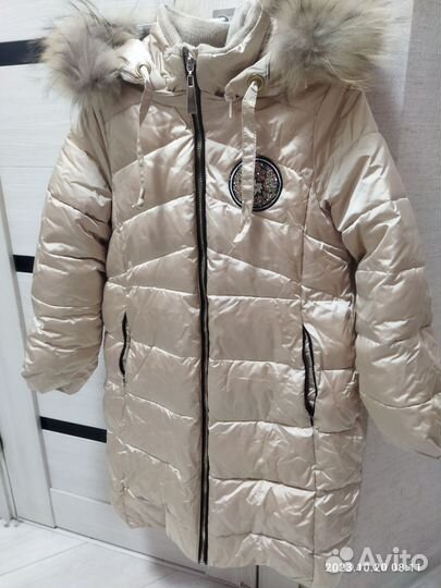 Зимнее пальто для девочки