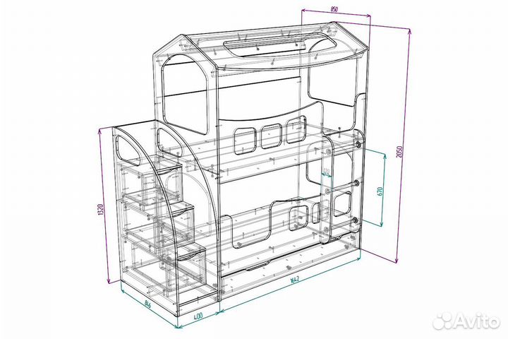 Детская кровать 
