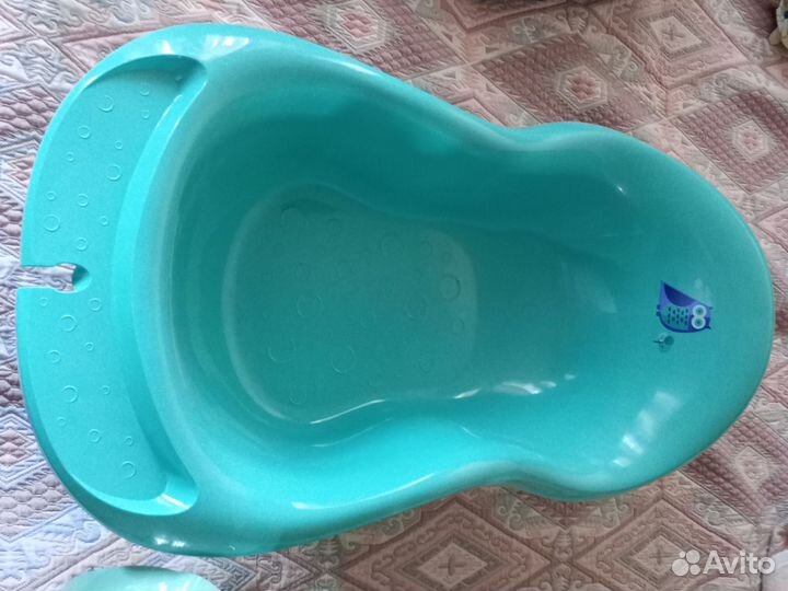 Ванночка с горкой для купания новорожденного