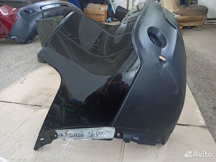 Бампер задний Ниссан Кашкай J10 черный