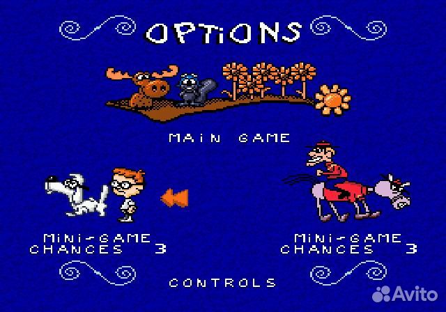 The Adventures of Rocky and Bullwinkle and Friends Sega, английская версия