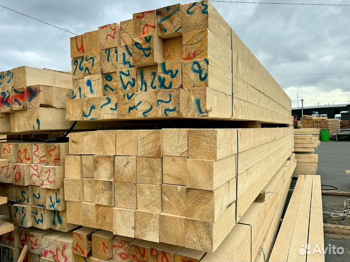 Доска обрезная 50х150х6000мм 1 сорт ГОСТ