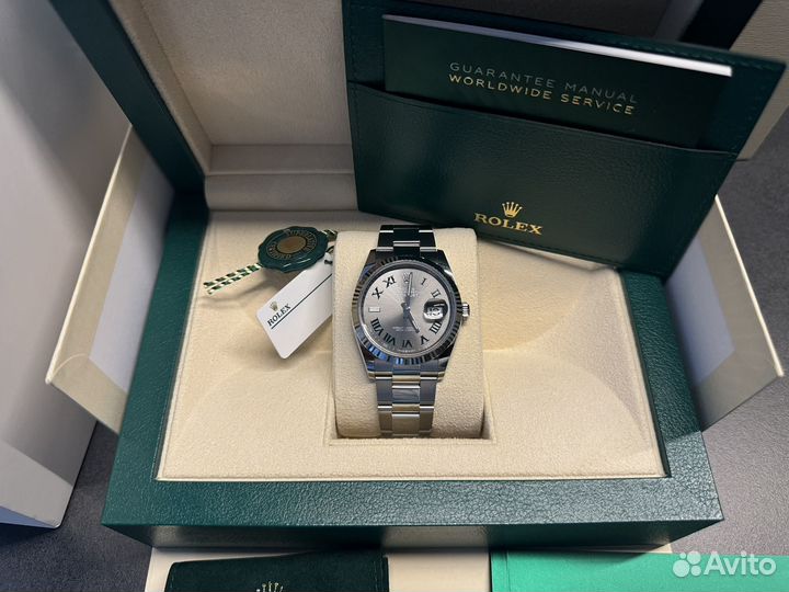 Rolex oyster perpetual datejust wimbledon 36mm