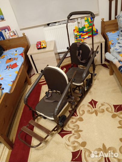 Санки коляска для двойни или погодок