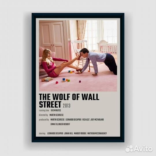 Постер The Wolf Of Wall Street (А2)