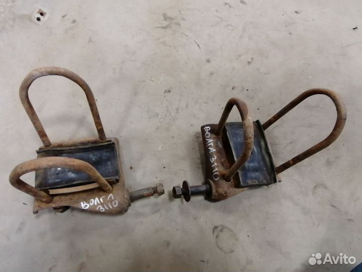 Хомут крепления рессоры к мосту для газ 3110