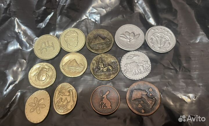 Монеты из 5, магнита, завры, скрепыши бравлы