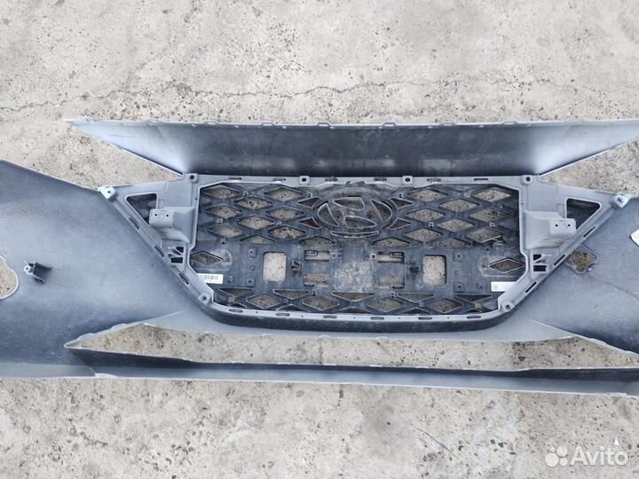 Передний бампер Hyundai Solaris 2 рестайлинг