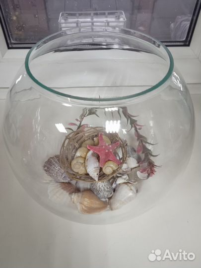 Аквариум круглый