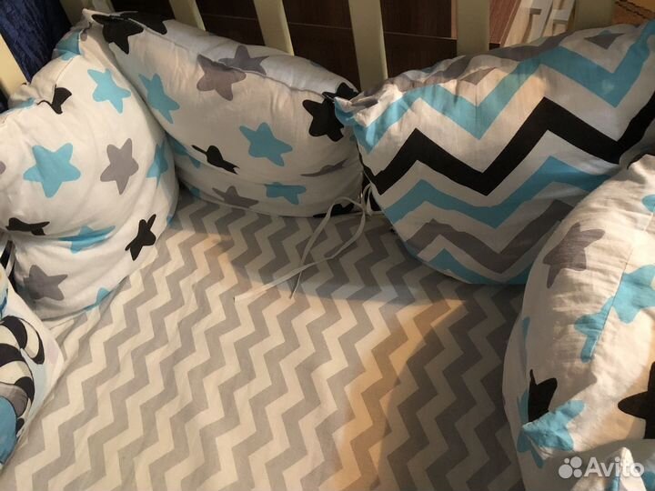 Бортики в кроватку бу