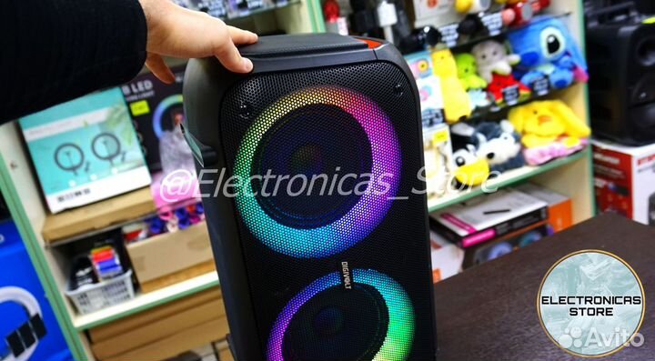 Большая Колонка BT Speaker DG1108 Ярко-Бежевая