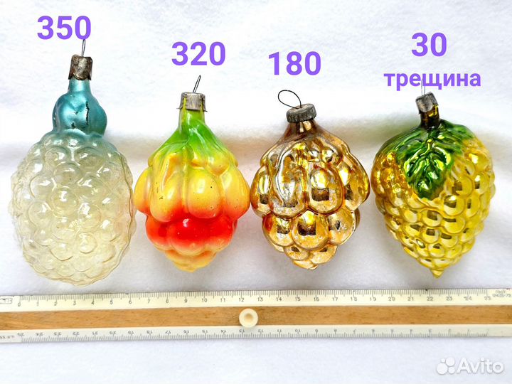 Елочные игрушки СССР, ГДР и прочие 11