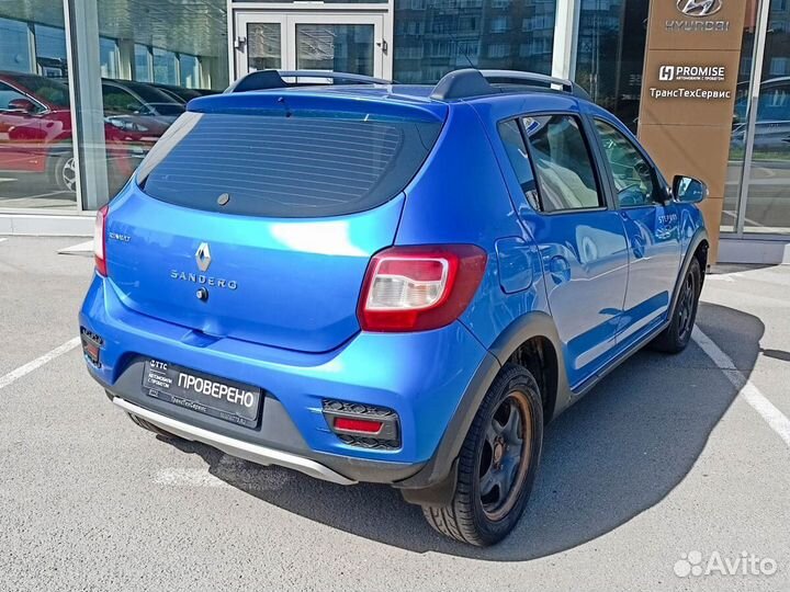 Renault Sandero Stepway 1.6 МТ, 2017, 148 438 км
