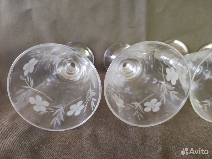 Фужеры «Свадебные» времен СССР