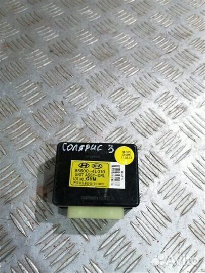 Электронный блок Hyundai Solaris RB G4FC 2011